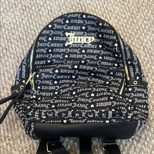 Juicy Couture Monochrome Logo Backpack
